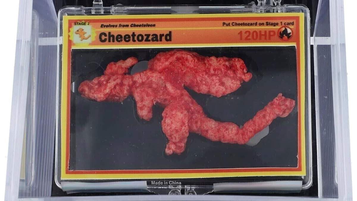 El Cheeto con forma del Pokémon Charizard