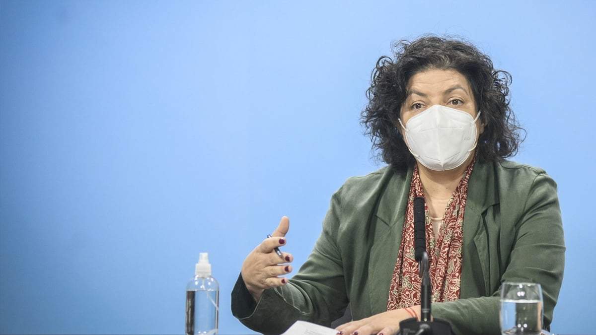 La ministra de Salud, Carla Vizzotti. Fuente: (Twitter)