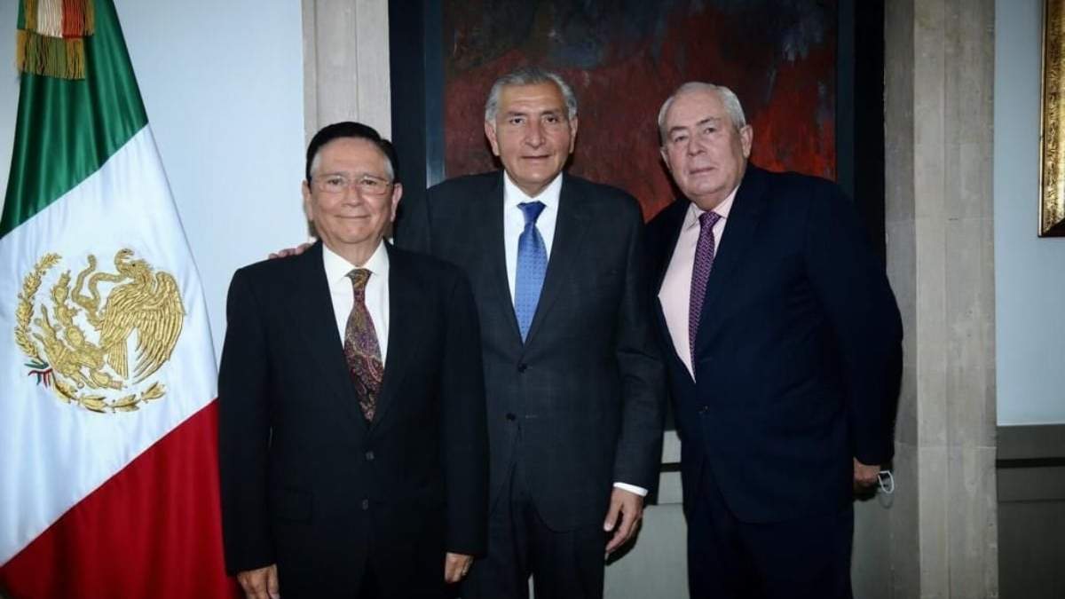 Ignacio Ovalle, Adán Augusto López Hernández y Leonel Cota Montaño