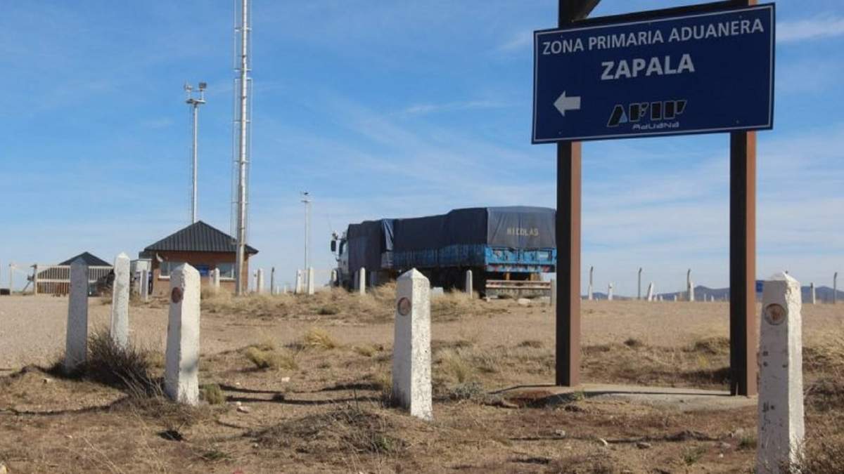 Predio de Zona Franca Zapala, con Zona Primaria Aduanera. Fuente: (Twitter)