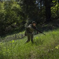 Soldados ucranianos se preparan para ofensiva contra Rusia