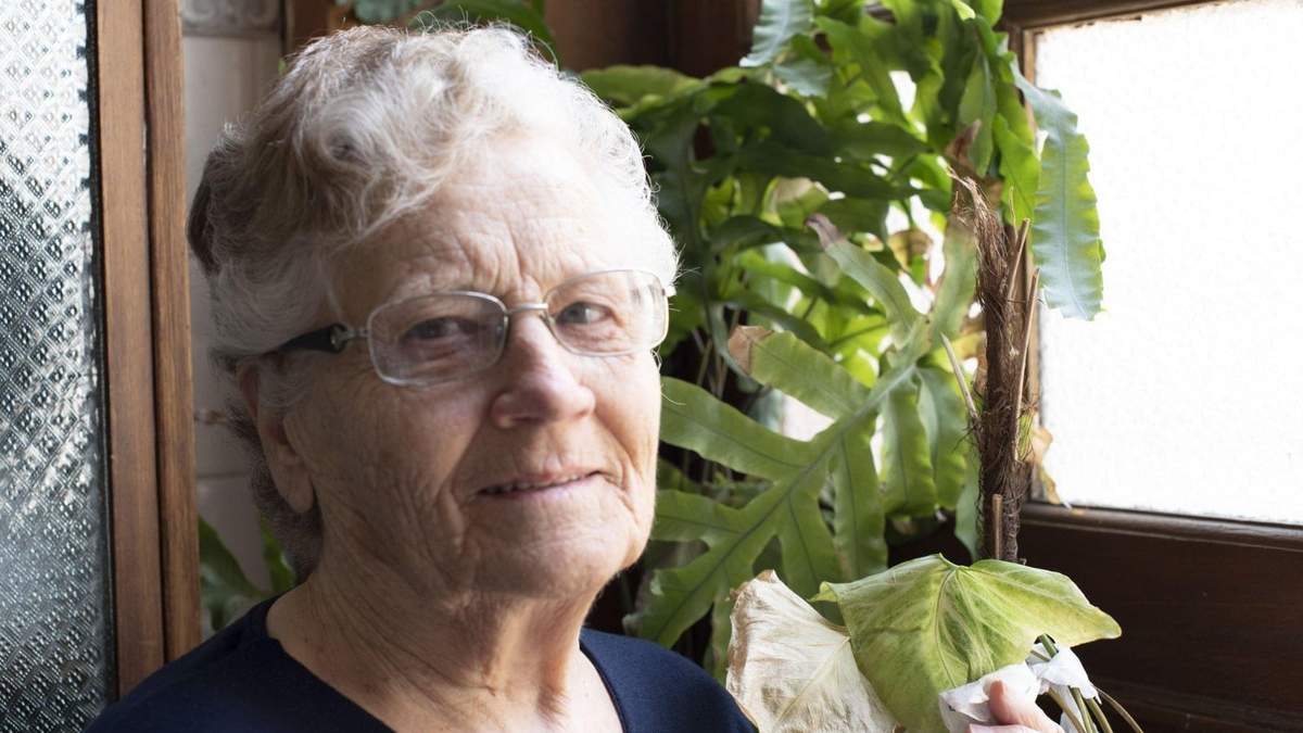 Clelia "Chela" Deharbe de Fontana, miembro de Abuelas de Plaza de Mayo. Fuente: (Twitter).