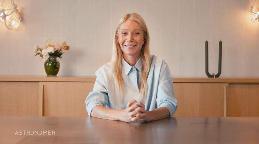 La actriz Gwyneth Paltrow en un video de Astronomer como vocera temporal de la compañía