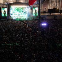 Hay 130 mil personas en el Zócalo para ver a los Tigres del Norte y dar el Grito de Independencia