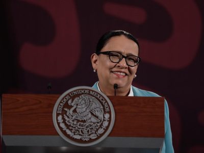 “Ya terminó mi turno”, respondió Rosa Icela Rodríguez cuando se le pidió informe sobre desplazados
