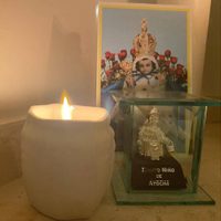 Con imagen del Santo Niño de Atocha, Beatriz Gutiérrez Müller agradece mensajes de apoyo a AMLO