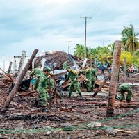 Desfondada, la ayuda para los damnificados