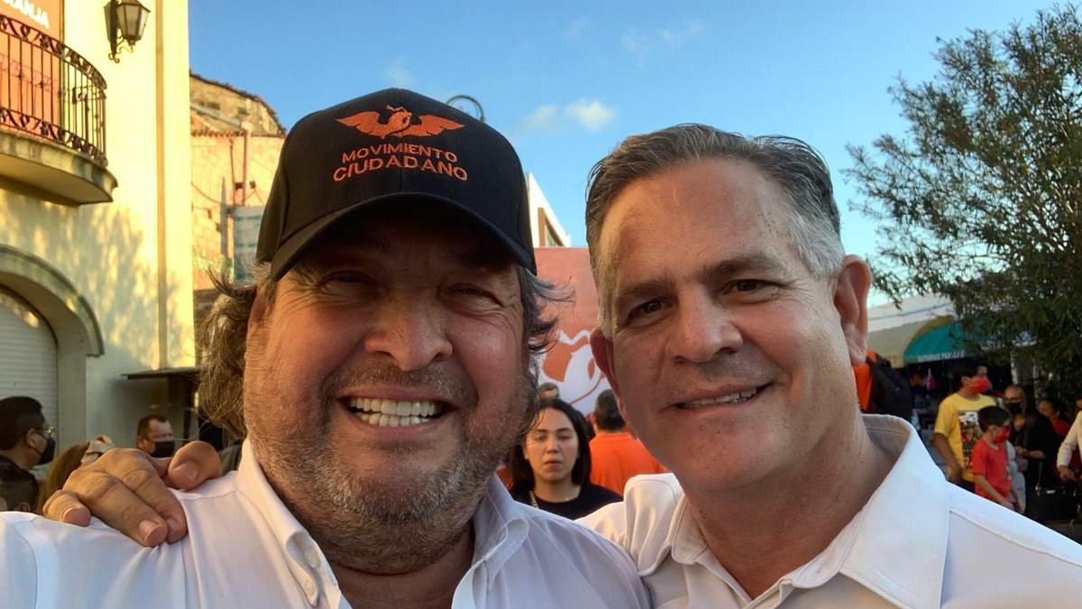 El diputado Gustavo Cárdenas con Arturo Diez, candidato a la gubernatura de Tamaulipas