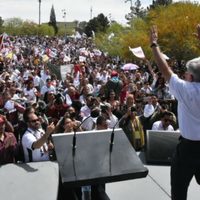 'México no será piñata de ningún gobierno extranjero”, advierte AMLO en arranque de su campaña (Video)