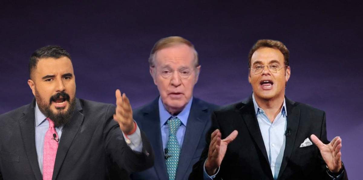 Álvaro Molares, Joserra y David Faitelson. Fuente: (Minuto Neuquén)
