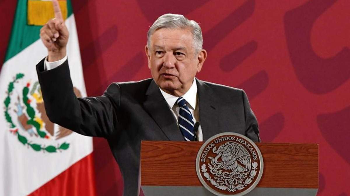 El presidente López Obrador en su conferencia matutina. Foto: Benjamín Flores