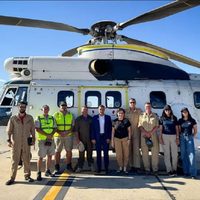 El Gobierno de Chile envió un helicóptero a Neuquén para combatir los incendios en Valle Magdalena
