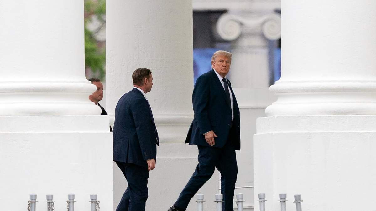 El presidente Trump en la Casa Blanca
