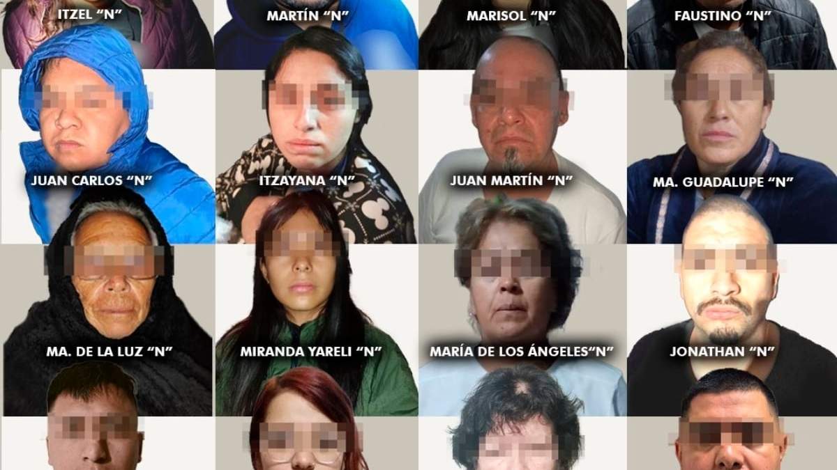La presunta célula criminal desarticulada en Guanajuato