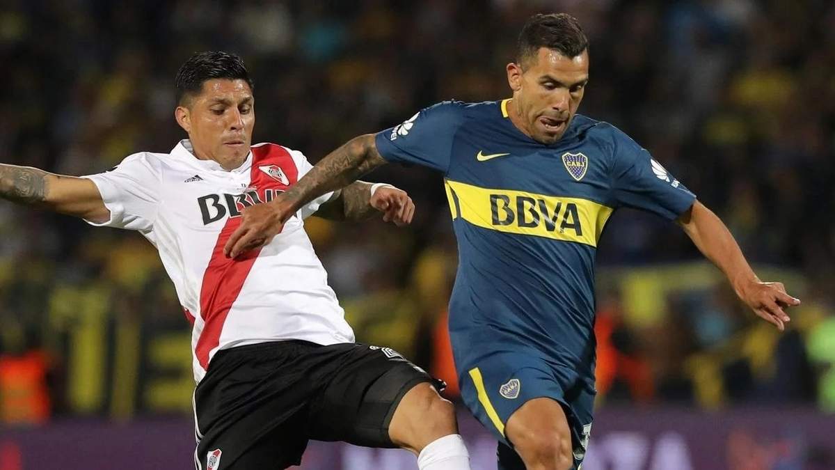 Enzo Pérez vs Carlos Tévez. Fuente (Instagram)