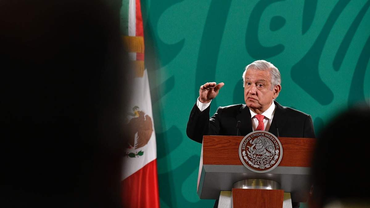 El presidente López Obrador