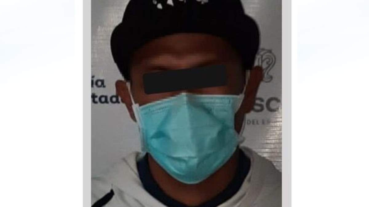 Julio César “N”, detenido por intentar asesinar a su hijo, de 3 años de edad.