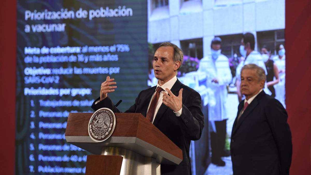 López-Gatell presentó el plan de vacunación contra el covid. Foto: Octavio Gómez