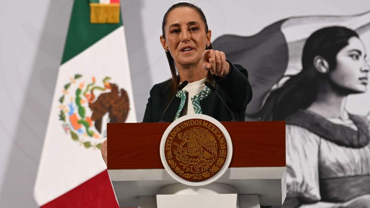 La presidenta Claudia Sheinbaum