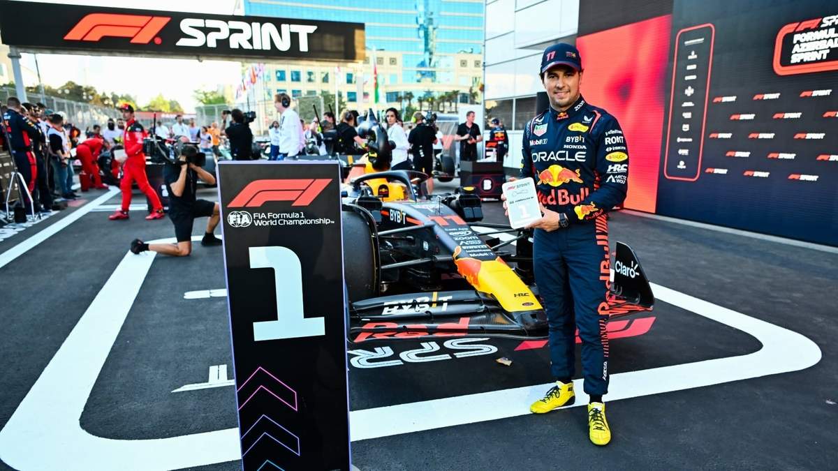 Sergio "Checo" Pérez, ganador del sprint en el Gran Premio de Azerbaiyán