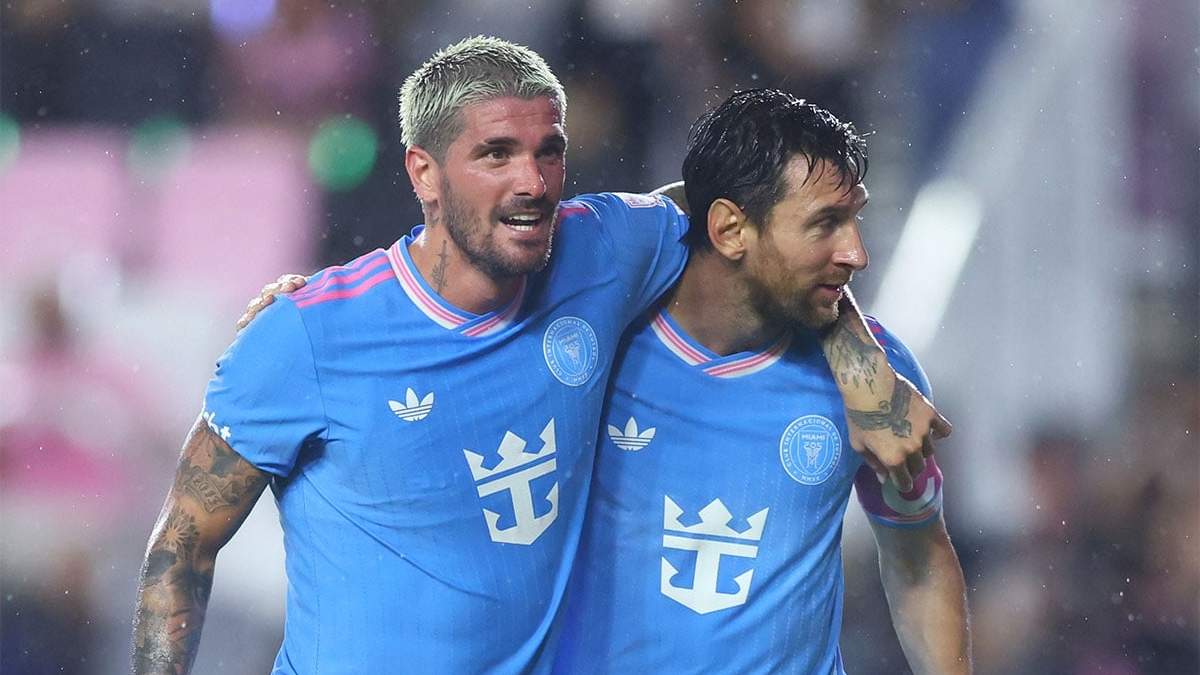 Rodrigo De Paul y Leo Messi.