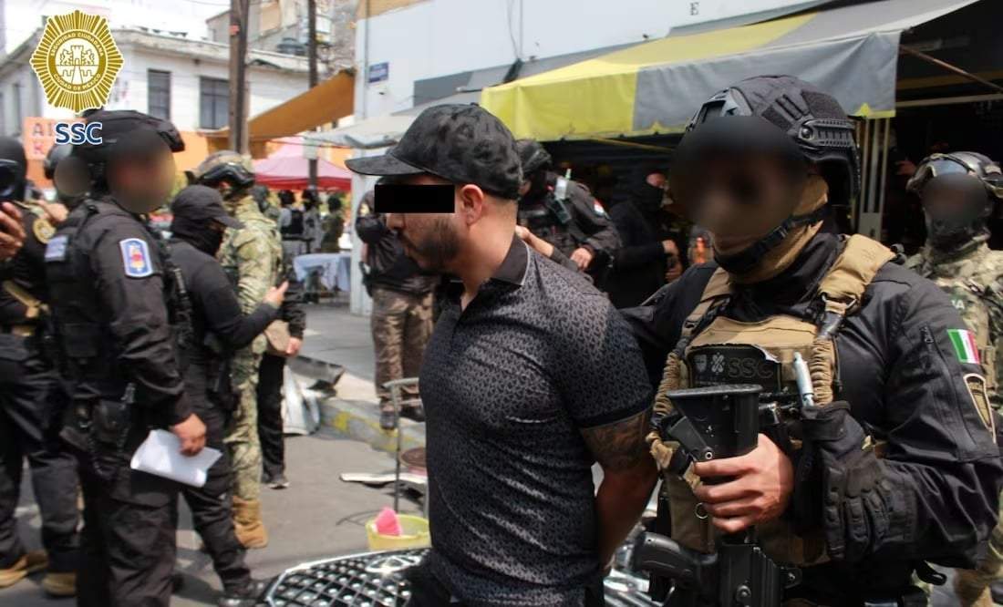 Detienen a "El Raider", líder de banda de robo de autos en la alcaldía Cuauhtémoc