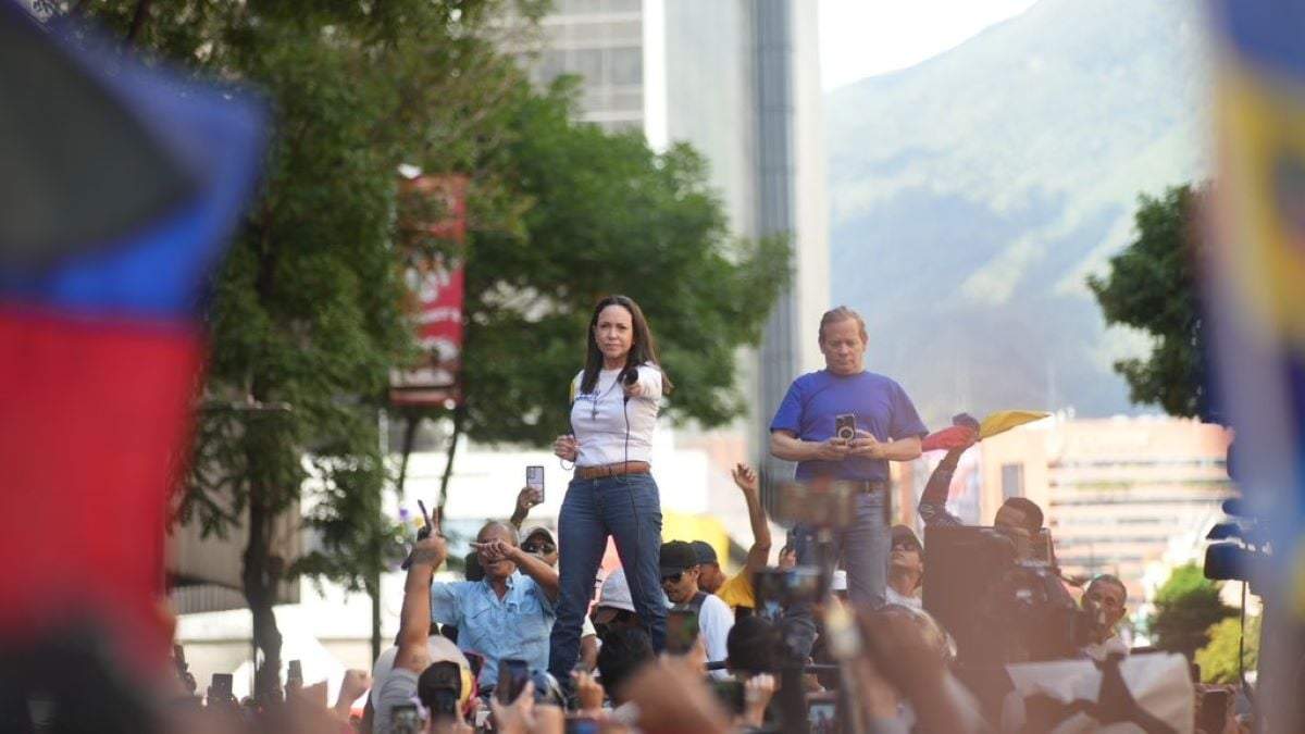 María Corina Machado en Chacao