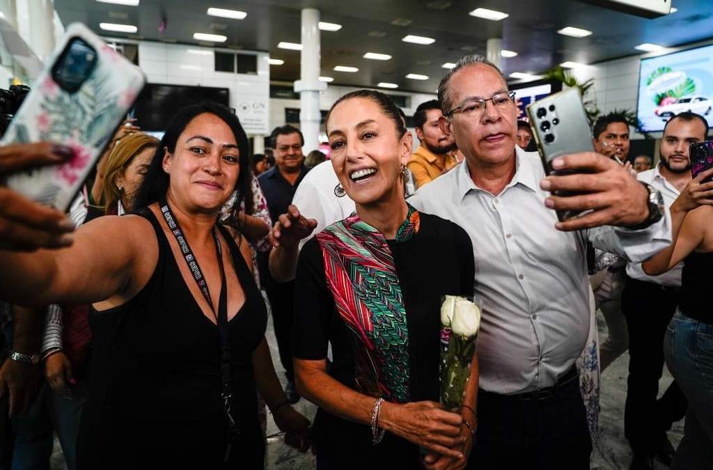 Llegada de Sheinbaum a Guadalajara