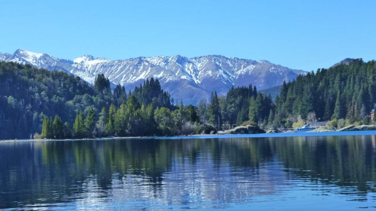 El lago Nahuel Huapi donde se podrá utilizar el ROV. Fuente: (Twitter)