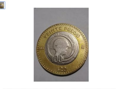 Esta moneda de 20 pesos se vende en internet hasta en 200 mil