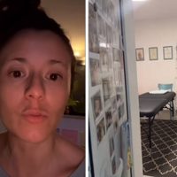 La actriz mexicana Greta Cervantes muestra su cuarto de seguridad en Israel (Video)