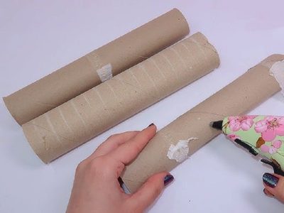 Con rollos de papel de cocina y un portarretrato sin usar: creá esta hermosa deco para el living de casa