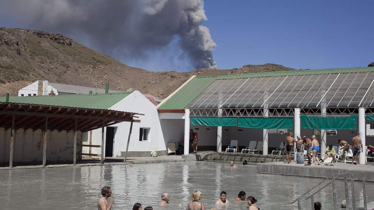 Aguas termales de Caviahue - Copahue. Fuente: (Twitter)