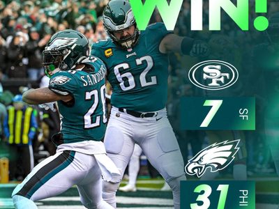 Filadelfia vence 31-7 a los 49ers y logra el primer boleto para el Super Bowl LVII