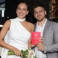 Viva el amor: Barbie Vélez y Lucas Rodríguez se casaron en una exclusiva ceremonia en San Telmo