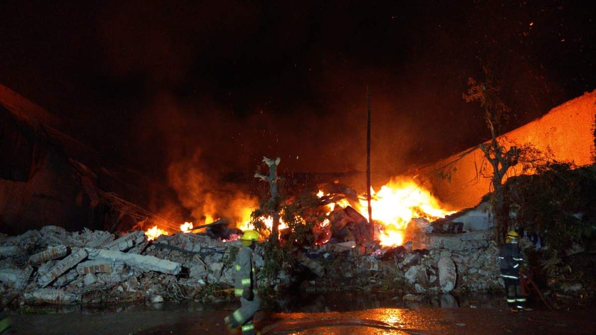 Incendio en Cervi. Fuente: (Twitter)
