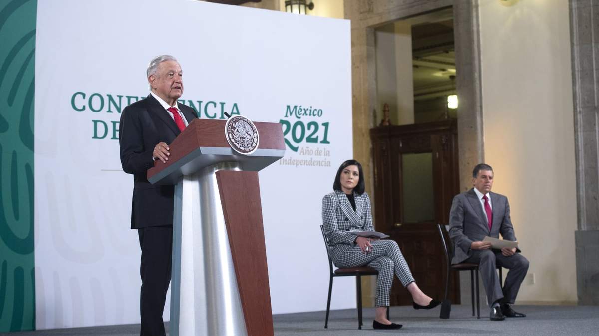 AMLO en Palacio Nacional