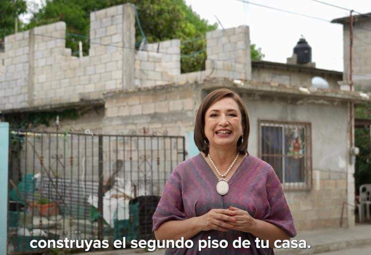 Xóchitl Gálvez, precandidata de la coalición Fuerza y Corazón por México
