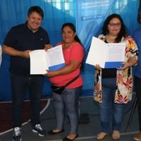 Gaido realizó la entrega de 78 tenencias del barrio Toma Pacífica en la capital