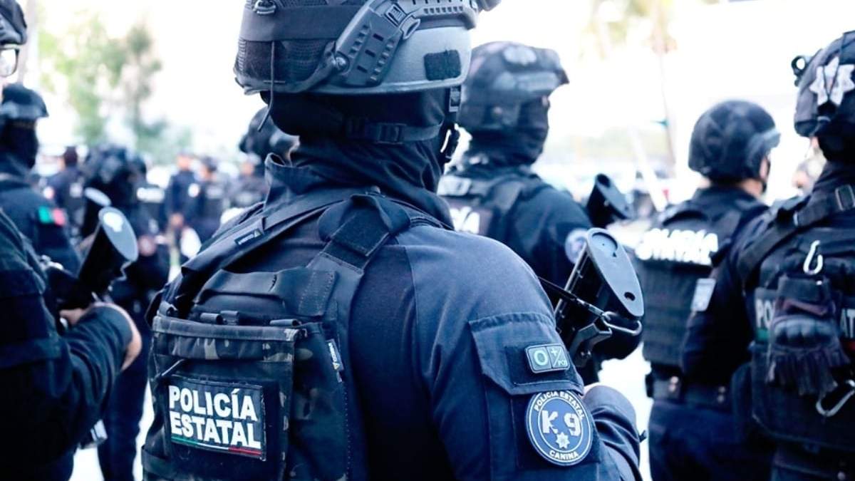 Elementos de la Policía Estatal de Colima