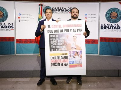 Mejía Berdeja contraataca al PAN y denuncia “cártel inmobiliario” en Saltillo