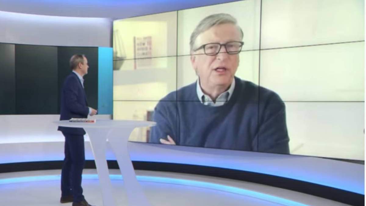 Bill Gates en su videoconferencia