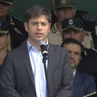 Kicillof anunció un "megaplan de seguridad" para toda la provincia