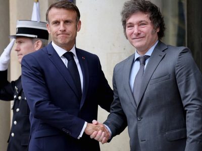 Tras el encuentro con Donald Trump, Javier Milei recibe a Emmanuel Macron