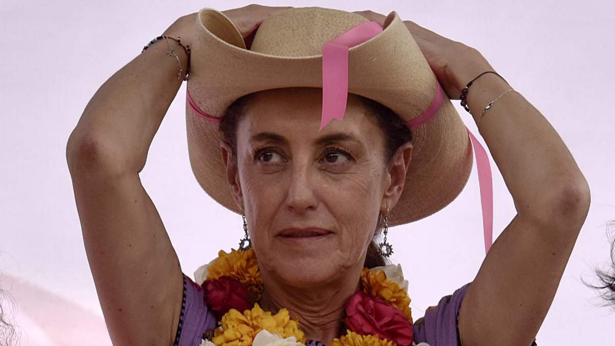 La virtual candidata presidencial de Morena, Claudia Sheinbaum