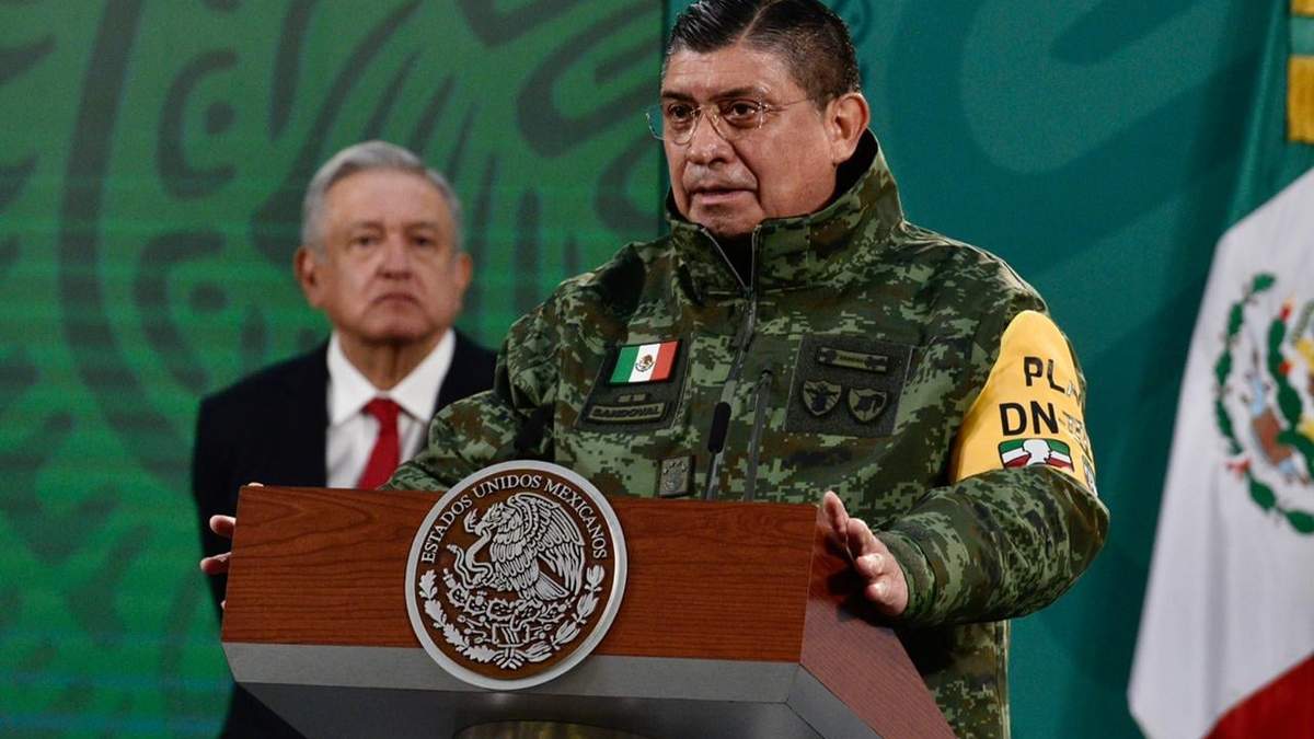 El titular de la Sedena, Luis Cresencio Sandoval