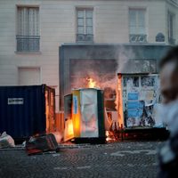 Caos en Francia: manifestantes se enfrentan a las fuerzas de seguridad en las calles de París