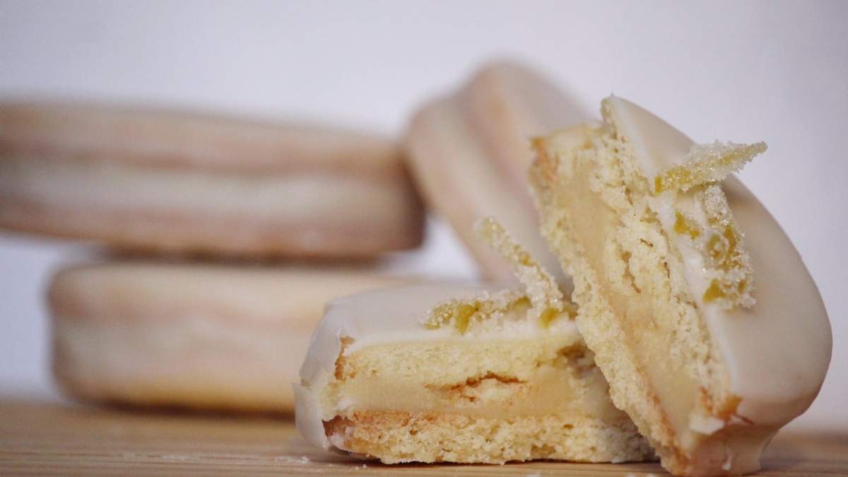 Alfajores de limón. Fuente: (Instagram)
