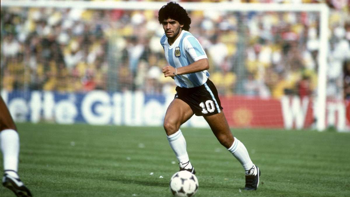 Diego Maradona, jugador de fútbol argentino. Fuente: (Twitter)