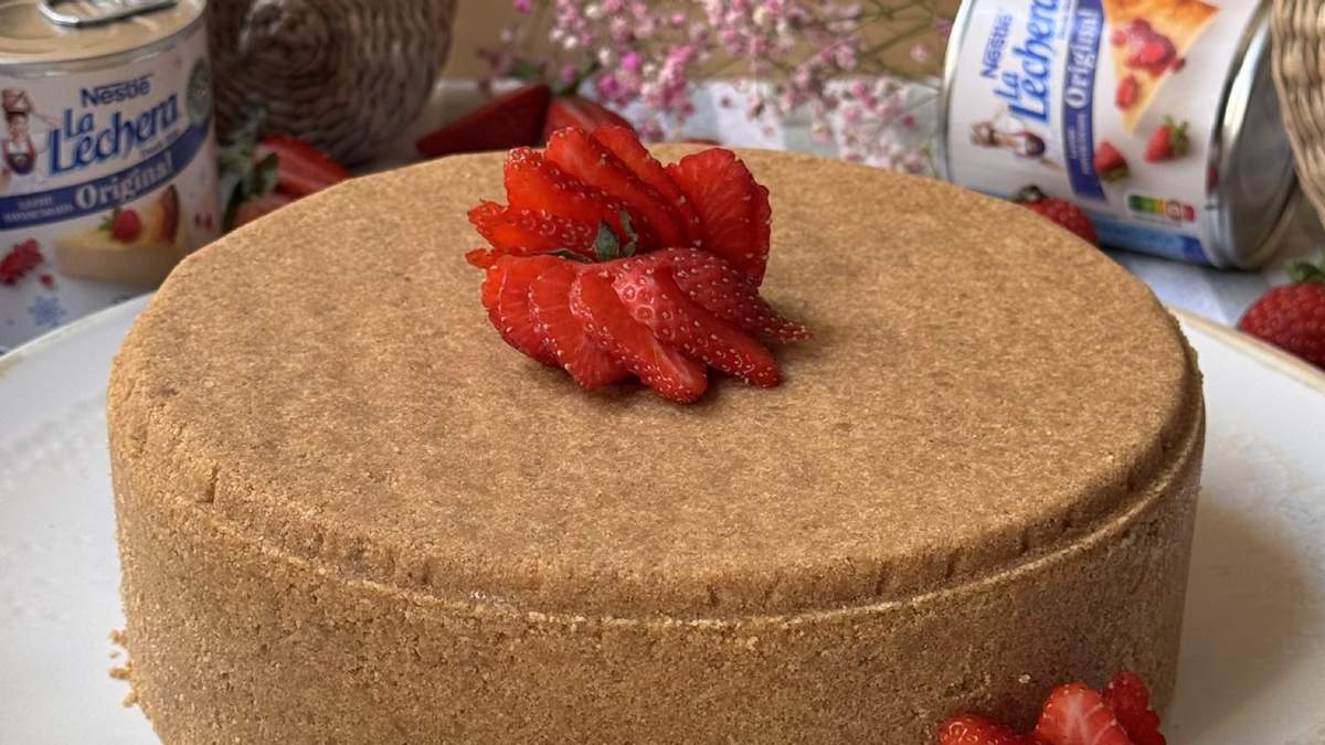 Cheesecake invertida. Fuente: (X)